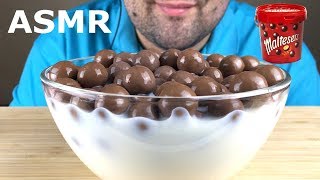 ASMR EATING MALTESERS CHOCOLATE BALLS WITH MILK 몰티져스 먹방 Eating Sounds Mukbang NO TALKING [upl. by Oirazan249]