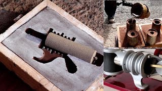 Metal Casting at Home Part 78 Full Details Sand Preparation Moulding Cores Casting [upl. by Omari188]