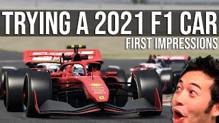 My First Drive In A 2021 Formula 1 Car [upl. by Derte]