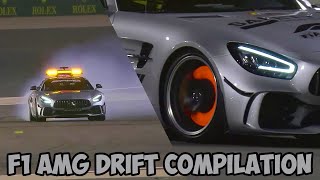 2021 AMG Safety Car Drifting Compilation Over The Years  GT R  SLS AMG SL 55 CLK 55 and CLK 63 [upl. by Atiuqat]