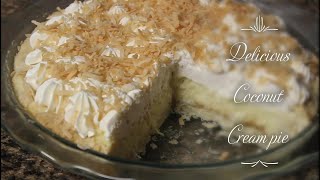 How to make a Coconut Cream Pie [upl. by Nasah]