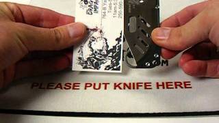 Boker Credit Card Knife [upl. by Beffrey]