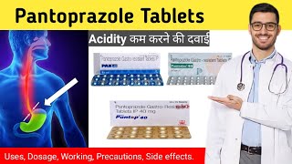 Pantoprazole 40 mg hindi  Pantoprazole tablet uses in hindi  Pan 40 tablet [upl. by Macrae878]