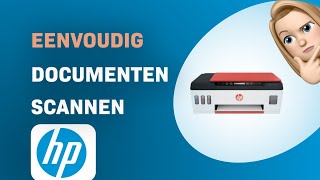 Hoe scan je eenvoudig documenten met de HP Smart Tank Plus 559 [upl. by Bonny222]