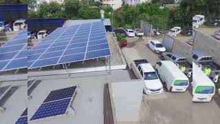 The solar photovoltaic power generation system constructed by MULTIFIT company [upl. by Anole]