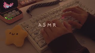 Cozy ASMR 2h typing on 5 different keyboards ☁️ [upl. by Reneta]