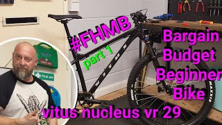 Vitus nucleus vr 29 review unboxingbuild part 1 mtb vitus fhmb [upl. by Keith]