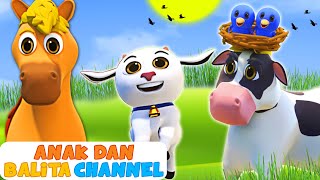 Baby Animal Sounds Suara Bayi Hewan Lagu Anak Anak  ABC Bahasa [upl. by Aran]