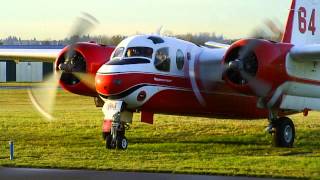 Conair Firecat 64 Engine Start and Run [upl. by Fanestil604]