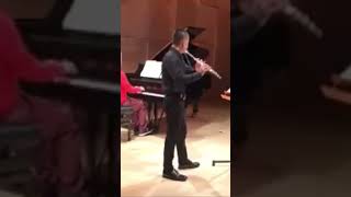 Poulenc Flute Sonata 3rd movement [upl. by Weylin]