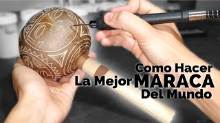 Como hacer MARACAS de TOTUMO Esta es la mejor del MUNDO [upl. by Ellehcyt]