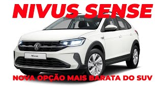 VW NIVUS GANHA VERSÃO SENSE MAIS BARATA OPÇÃO PARA PCD JÁ TEM PREÇO DEFINIDO [upl. by Roma798]