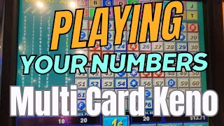 Playing Multi Card Keno with Your Numbers at Rampart Casino [upl. by Kantor208]