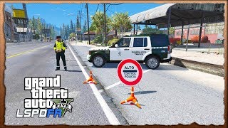 LSPDFR  DÍA 470  LAND ROVER  SE SALTAN EL CONTROL DE TRAFICO [upl. by Gracie94]