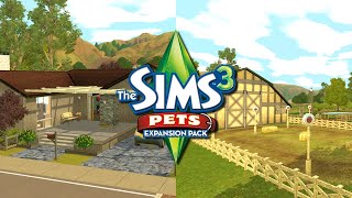 Judging and Rating Every EA Build in the Sims 3 Pets World Appaloosa Plains [upl. by Nealon276]