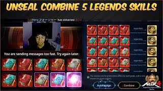 Unseal and Combine Legend Skill  MIR4 [upl. by Sanbo747]