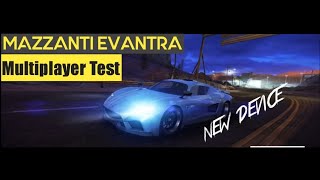 Back with New Device Mazzanti Evantra Multiplayer Test  Asphalt 8 [upl. by Yelahc691]