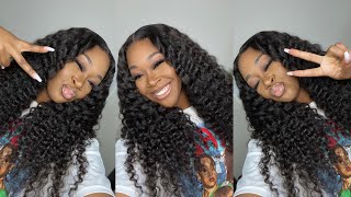 AliExpress 200 Density 30” Glueless Wig Install Ft ISEE Hair [upl. by Yrrot184]