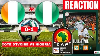 Cote DIvoire vs Nigeria 01 Live Africa Cup Nations AFCON 2024 Football Match Score Super Eagles [upl. by Garlaand]