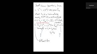 Gorinov A G Introduction to Cohomology Theory 28102023 [upl. by Thorrlow]