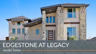 Edgestone At Legacy Model Home  Greenbrier Floor Plan  Frisco TX  Trophy Signature Homes [upl. by Anner]