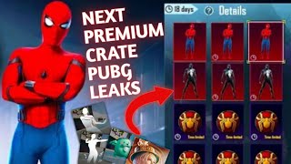 next premium crate pubg leaks  next premium crate leaks  M7 amp M8 royal pass leaks  pubg spiderman [upl. by Aihn]