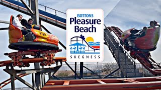 Bottons Pleasure Beach Skegness Vlog  April 2023 [upl. by Hera]