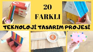 20 farklı TEKNOLOJİ TASARIM PROJESİ PROJE FİKİRLERİ teknoloji tasarım icatlar inovasyon örnekleri [upl. by Ydoj]