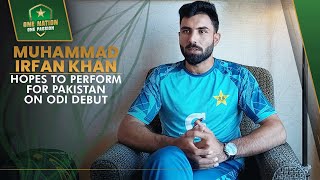 Motivated Muhammad Irfan Khan hopes to perform for Pakistan on ODI debut  PCB  MA2A [upl. by Anitnegra]