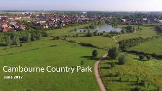 Cambourne Country Park Drone Aerial Tour [upl. by Enaillil]