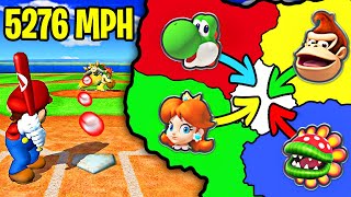 Mario Baseball Imperialism with 5000mph pitches [upl. by Erot621]