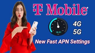 TMobile New Fast internet Settings 2022  T mobile APN [upl. by Gaw]