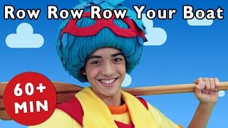 Row Row Row Your Boat  More  Nursery Rhymes from Mother Goose Club [upl. by Lynn22]