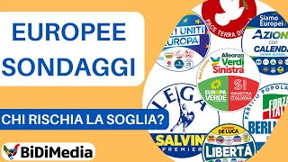 Sondaggi Europee le percentuali dei partiti Chi rischia la soglia [upl. by Suoicerp439]