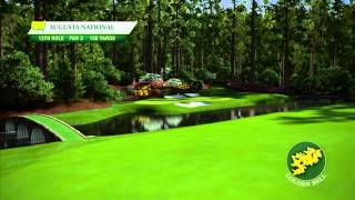 Course Flyover Augusta National Golf Clubs 12th Hole [upl. by Madalyn314]