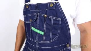 Key Overalls Mens Cotton Denim 273 41 Bib Overalls [upl. by Aneerb]