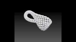 3D printed Klein Bottle  Math Art by Dizingof  3Dizingofcom [upl. by Nnyltiak]