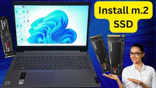 M2 SSD Installation in laptop  How to install SSD at home [upl. by Queri]