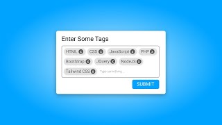 How To Create Add Tags Input Using Reactjs  React Hooks amp CSS [upl. by Nahsor906]