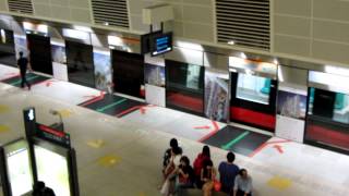 EXCLUSIVE Major Disruption SMRT C830 801 departs Bishan Station with PSDs Open Part 1 [upl. by Ahsienod360]