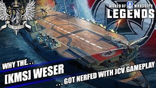 WoWS Legends  Weser  with JCVGameplay [upl. by Krusche]