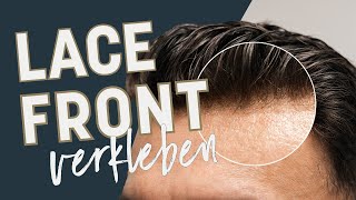 Perfect lace front bonding Making your hair piece look like real hair [upl. by Swigart487]