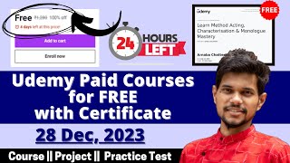 How to get Udemy Courses for FREE in 2023  Udemy Coupon Code 2023  Latest Udemy Coupons [upl. by Gilbertson652]