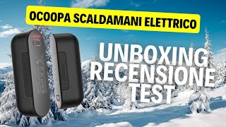 OCOOPA SCALDAMANI ELETTRICO  OCOOPA RECHARGEABLE HAND WARMER [upl. by Tansy]