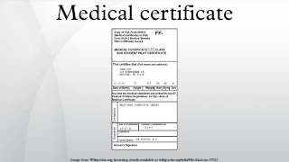 Medical certificate [upl. by Notsek357]