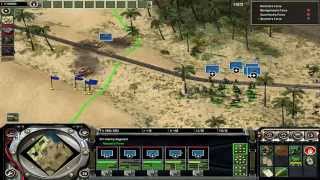 Axis amp Allies Axis Campaign Mission 2 Battle of El Alamein Germany [upl. by Atnohsal]