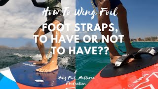 How To Wing Foil Do you need foot straps Are they helping or just in the way Well find out [upl. by Annawek]