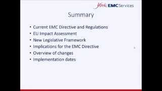 Implications of the New EMC Directive 201430EU  Training Module Preview [upl. by Noseaj]