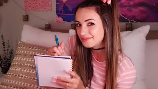 ASMR  Middle School Gossip amp Writing Notes to Our Crushes [upl. by Siramaj]