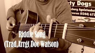 Riddle Song US Trad Arrgt Doc Watson Tr Michel Lelong [upl. by Carmina]